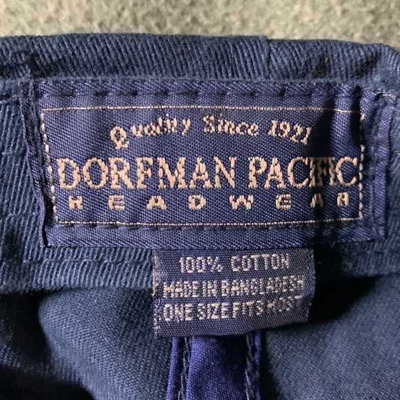 Dorfman Pacific Headware blue USA flag hat.  Adjustable strap. - Picture 5 of 5